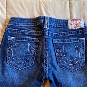 True Religion Jeans with Crystal Belt Loops